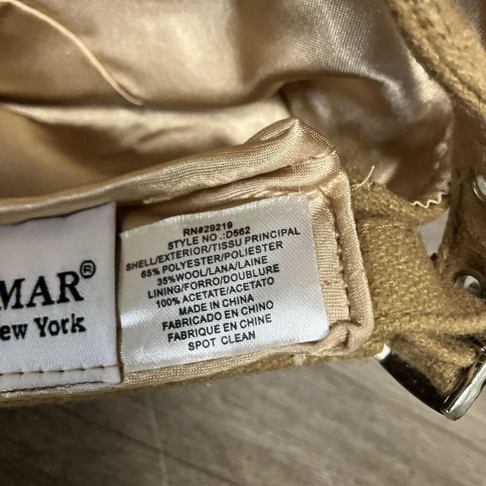 Betmar New York Beige Newsboy Cabbie Hat Women Adjustable Adult Polyester - Picture 10 of 11
